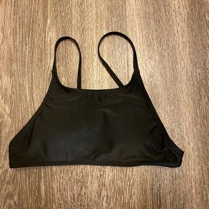 Backless Black bikini +bottoms